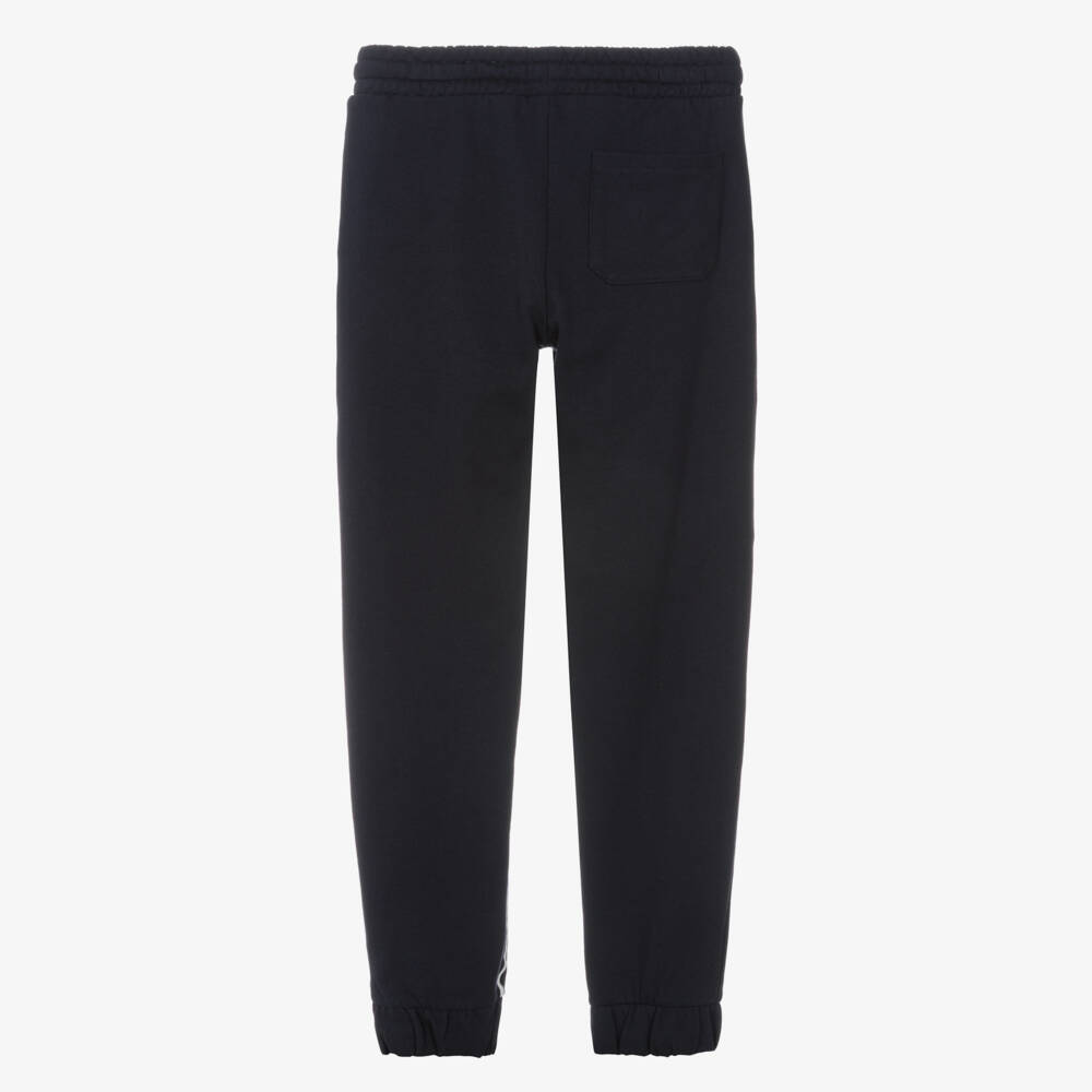 Guess-Teen Boys Navy Blue Cotton Joggers | Childrensalon Outlet