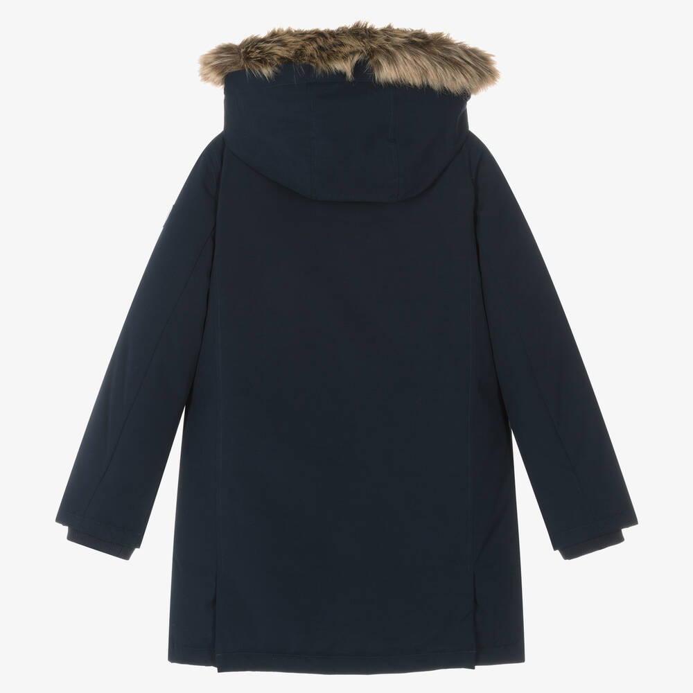 Guess Teen Boys Navy Blue Down Padded Coat Childrensalon Outlet