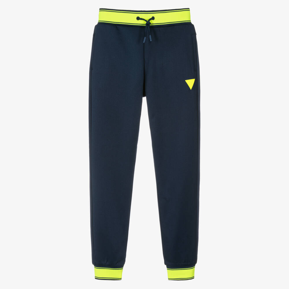 Guess - Pantalon de jogging bleu et jaune | Childrensalon