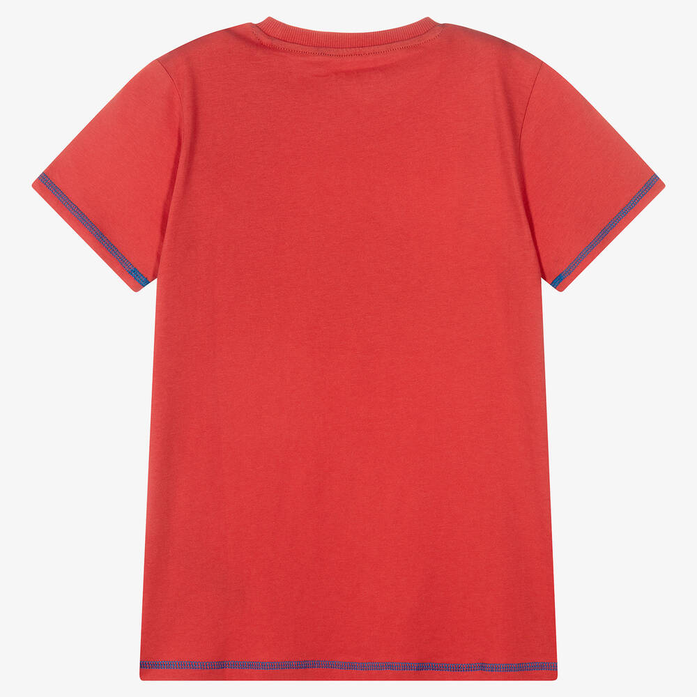 Guess-Красная хлопковая футболка | Childrensalon Outlet