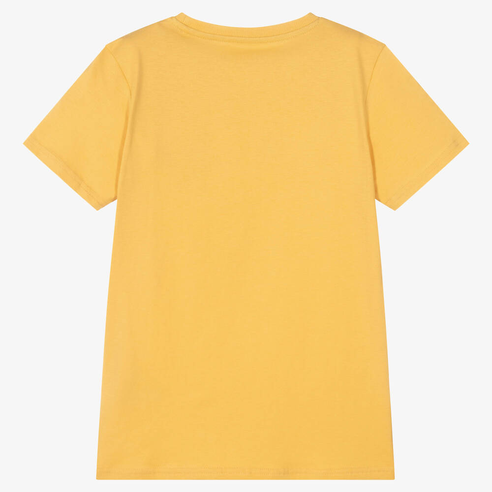 Guess-Желтая хлопковая футболка | Childrensalon Outlet