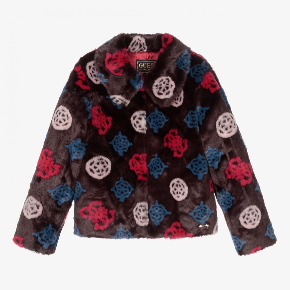 Guess brown jacket sale
