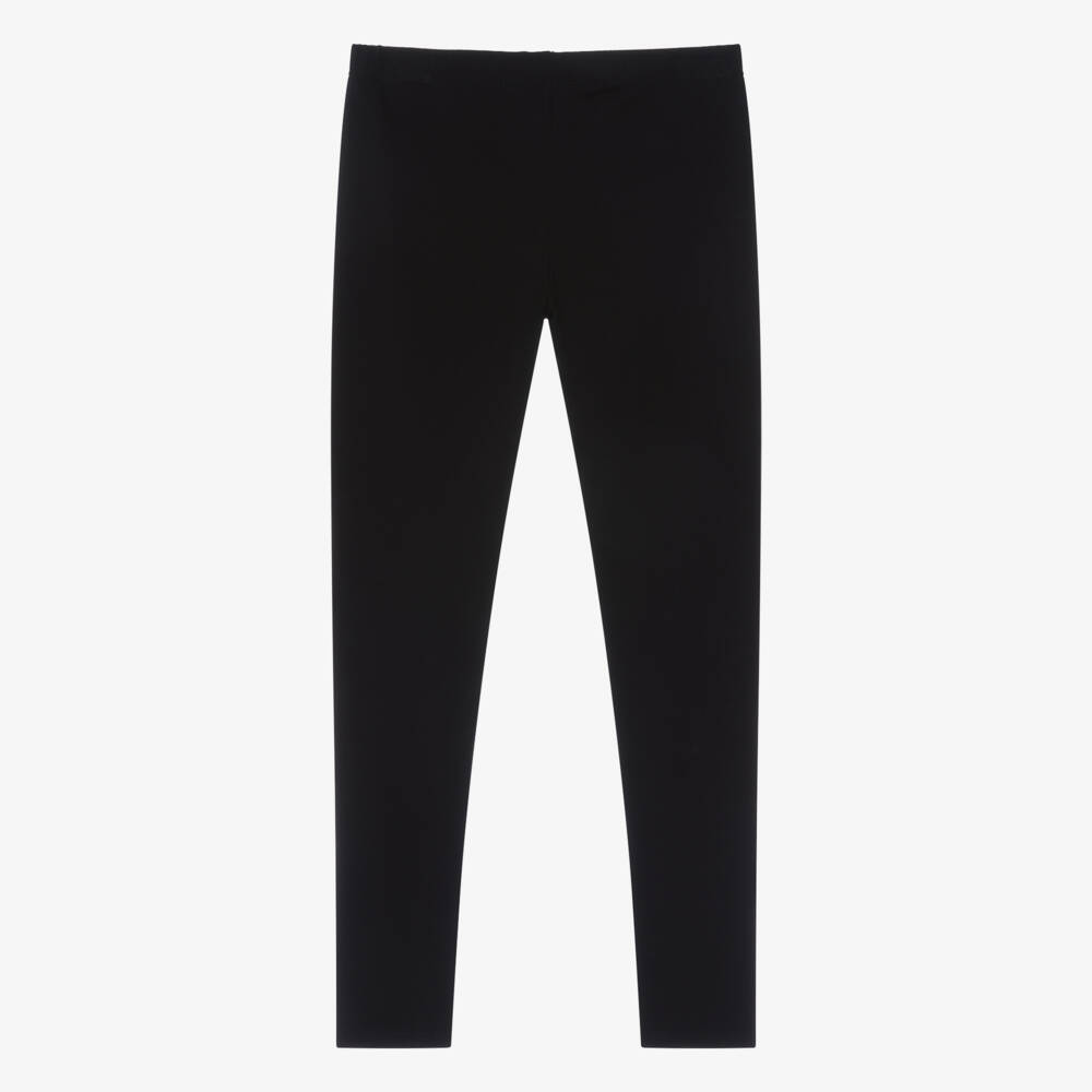 Guess-Teen Girls Black Cotton Leggings | Childrensalon Outlet