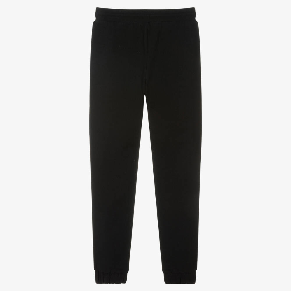 Guess-Черные джоггеры с металлическим логотипом | Childrensalon Outlet