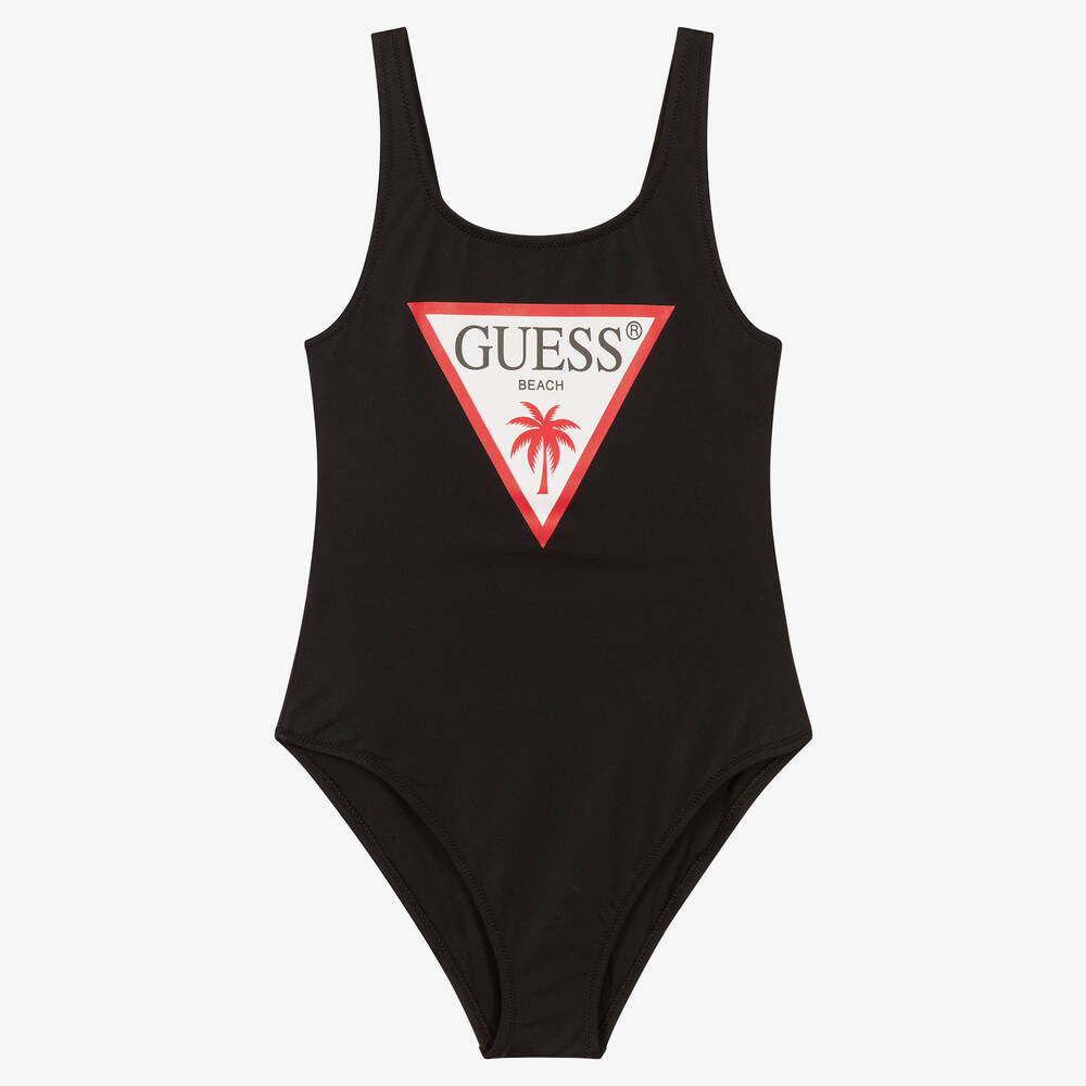 Guess - Maillot de bain noir triangle ado | Childrensalon