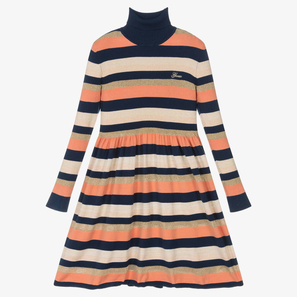 Guess - Teen Girls Blue Striped Dress | Childrensalon