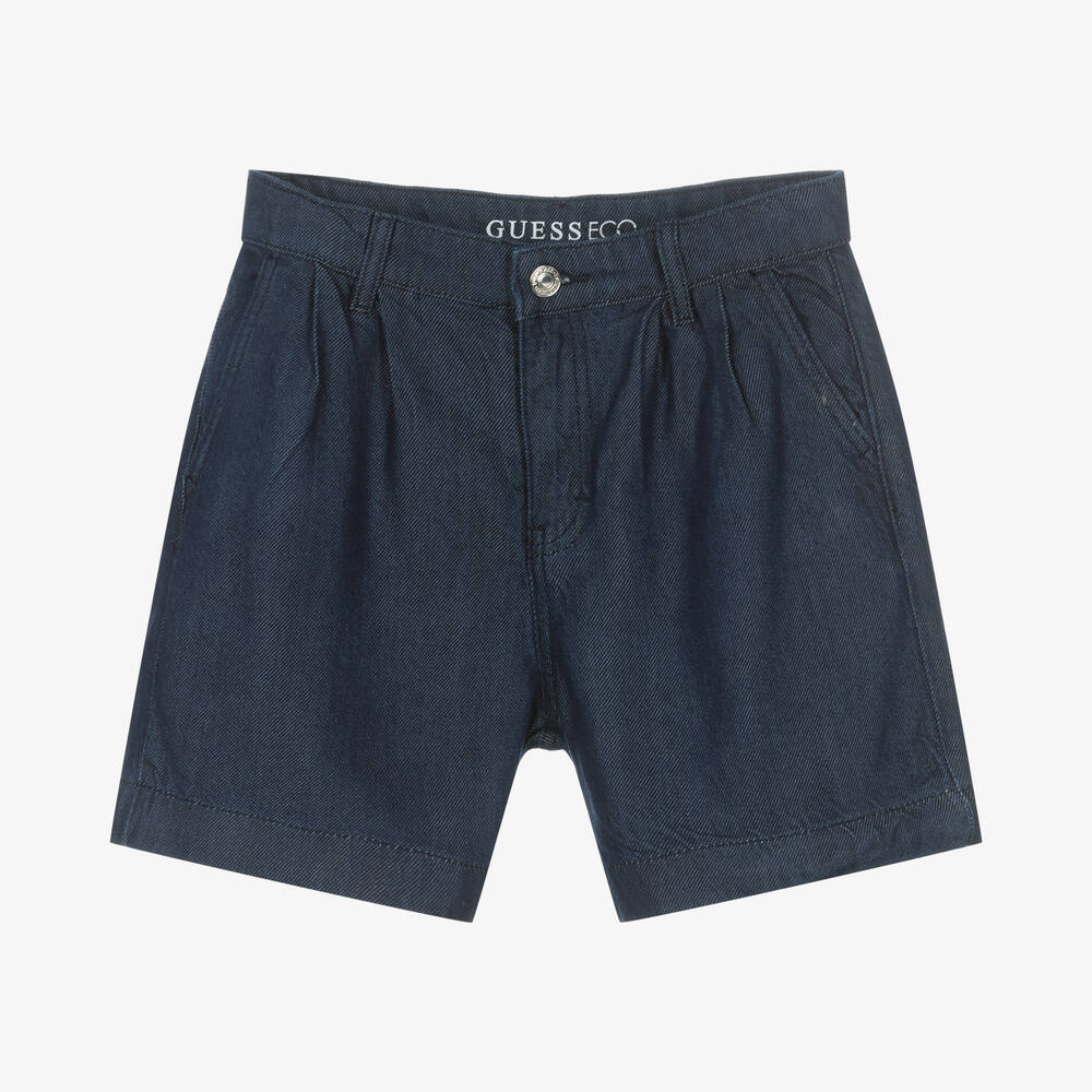 Guess - Dunkelblaue Teen Jeans-Shorts (M) | Childrensalon
