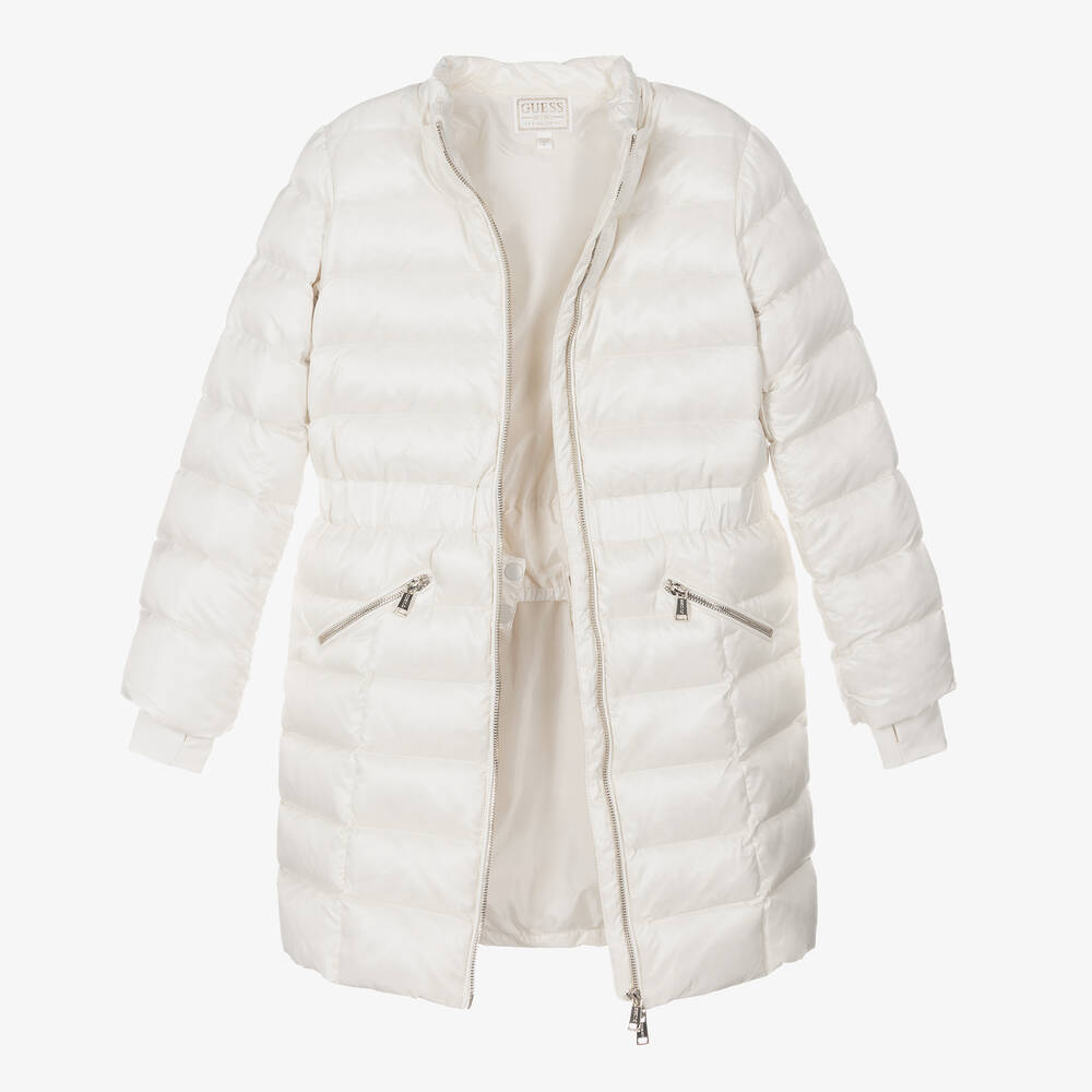 White guess coat 2025