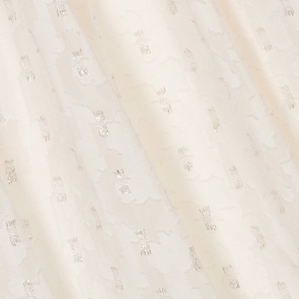 Guess-Teen Girls Ivory Jacquard Chiffon Dress | Childrensalon Outlet
