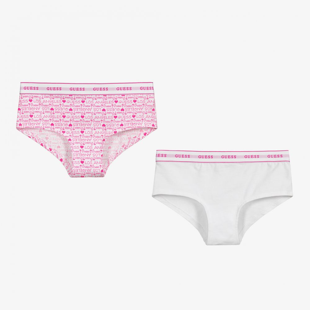 Guess - Teen Girls Knickers (2 Pack) | Childrensalon