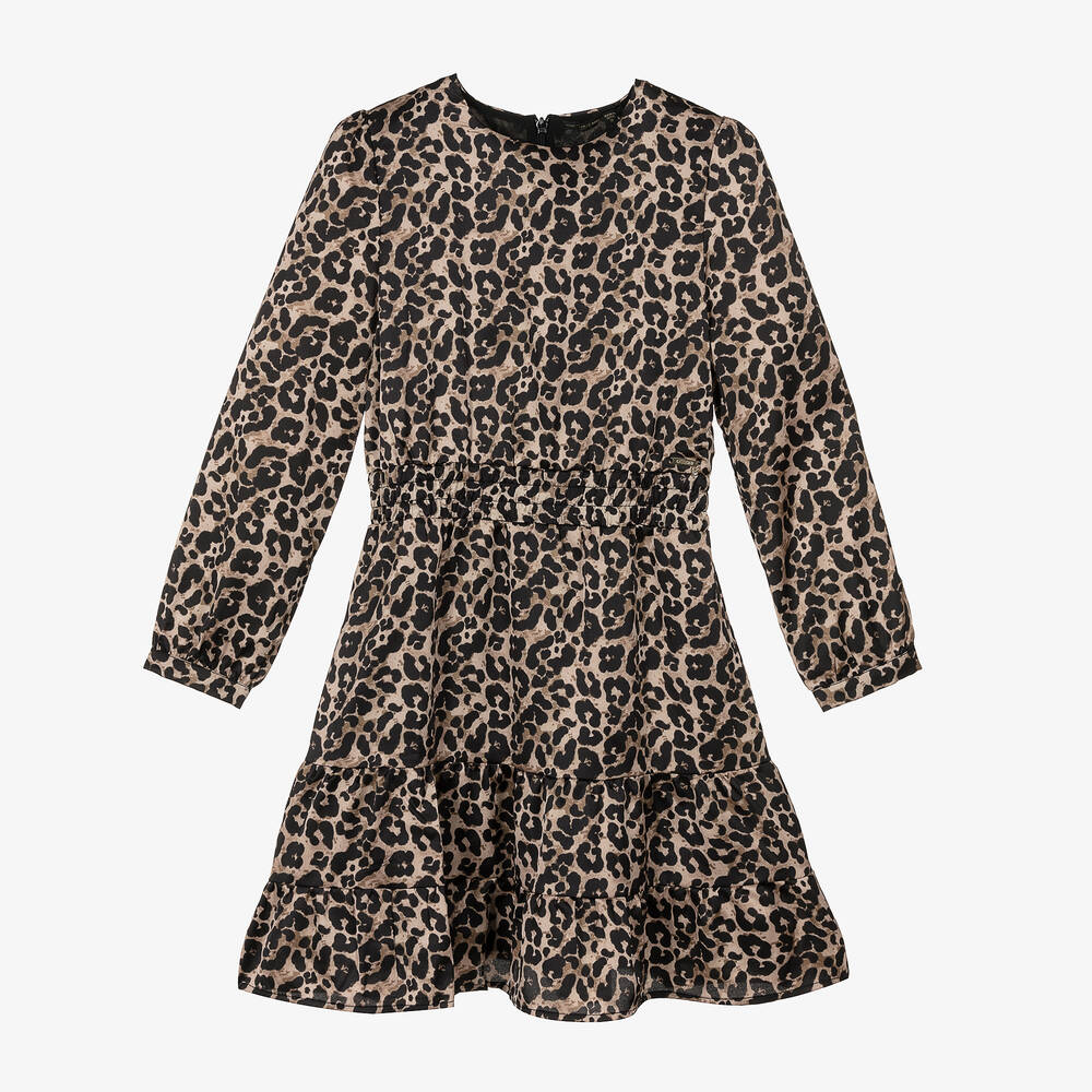 Guess - Teen Leoparden-Satinkleid (M) | Childrensalon