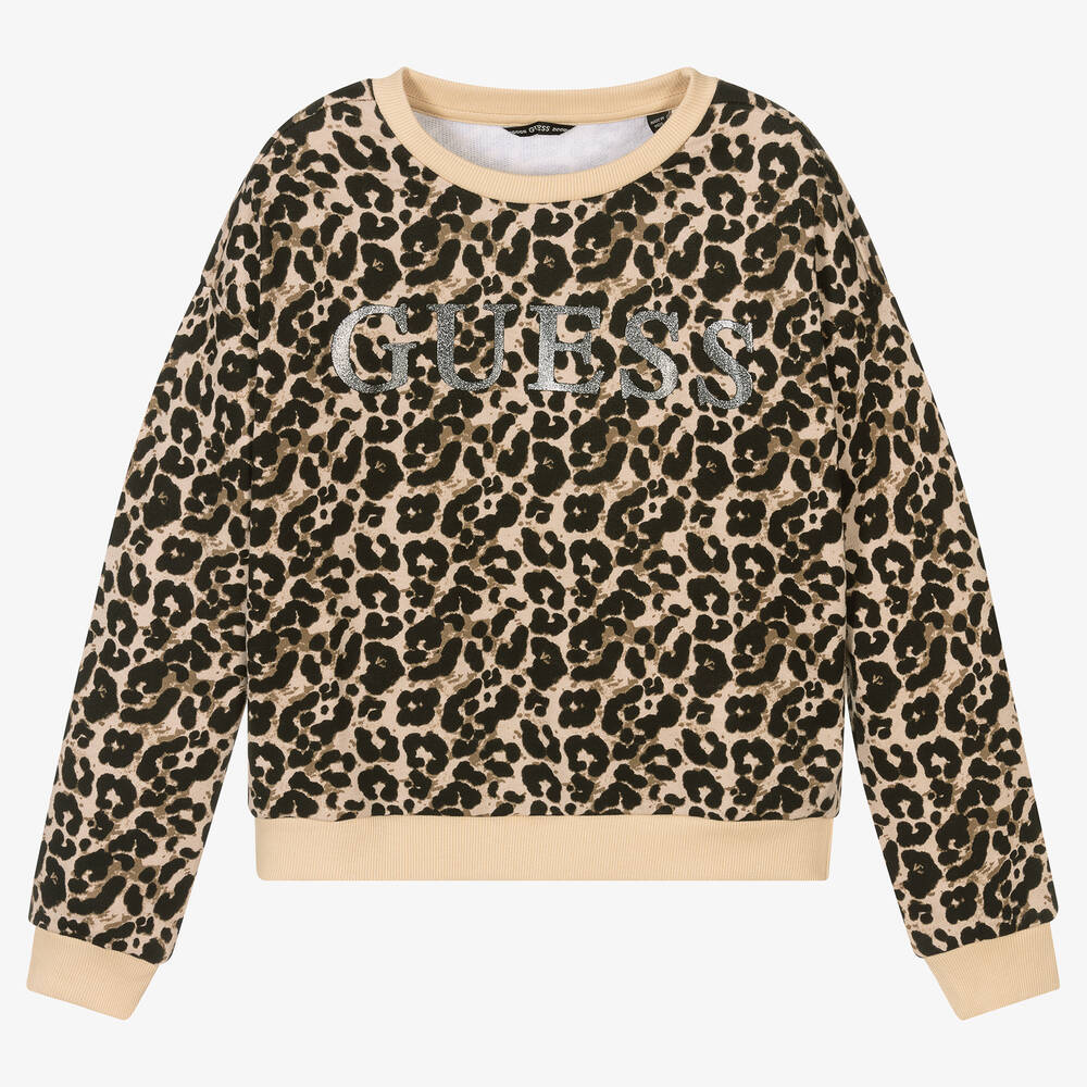 Guess - Teen Girls Leopard Sweatshirt | Childrensalon