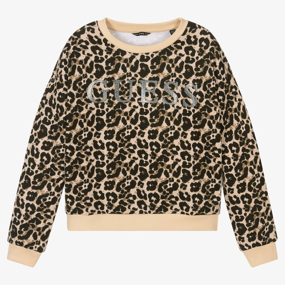Leopard sweatshirt top