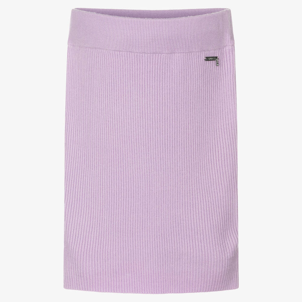 Guess - Jupe lilas en maille Ado | Childrensalon