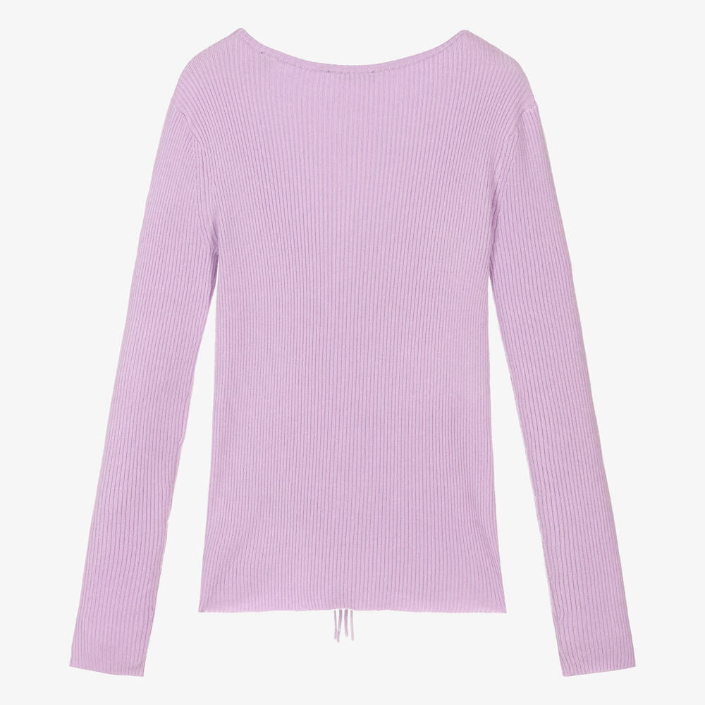 Guess-Сиреневый трикотажный топ для девочек-подростков | Childrensalon Outlet