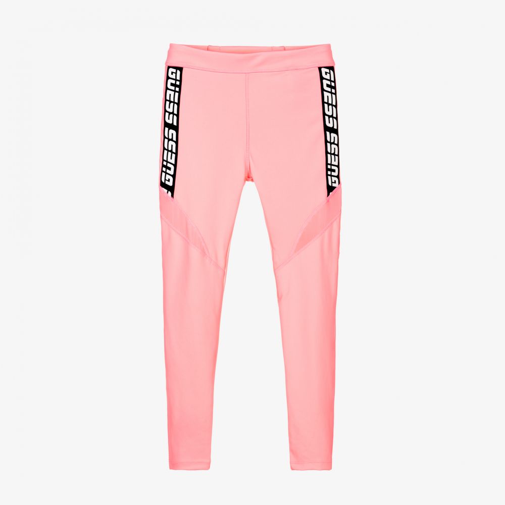 Guess - Teen Girls Neon Pink Leggings | Childrensalon