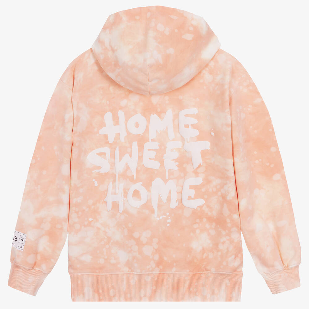 Orange tie dye sweatshirt 2025