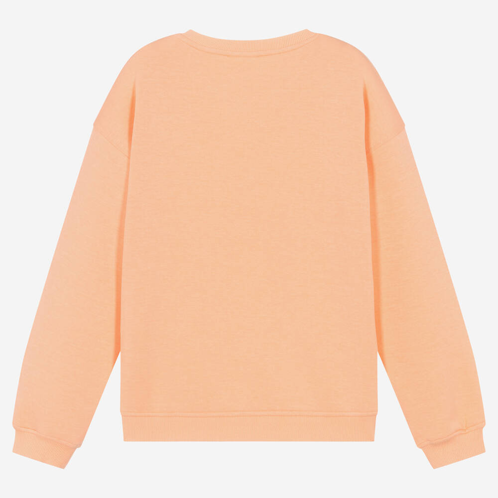 Guess Teen Girls Pastel Orange Logo Sweatshirt