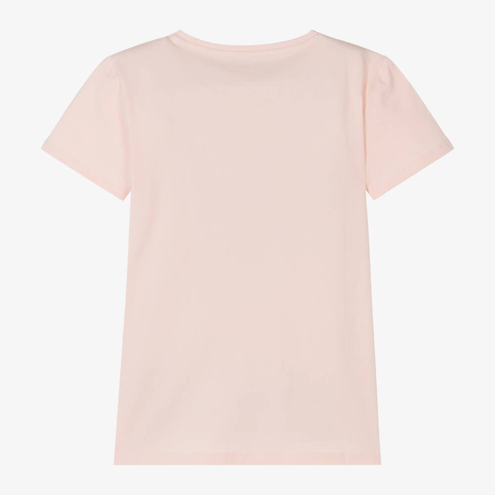 Guess-Teen Girls Pink Cotton Shirt | Childrensalon Outlet