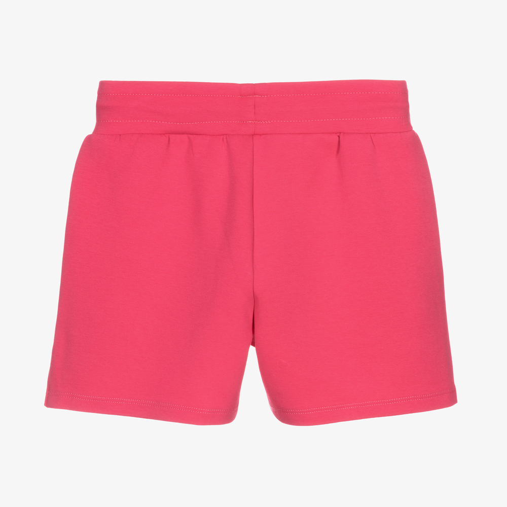 جيس-شورت تينز بناتي قطن جيرسي لون زهري فوشيا | Childrensalon Outlet