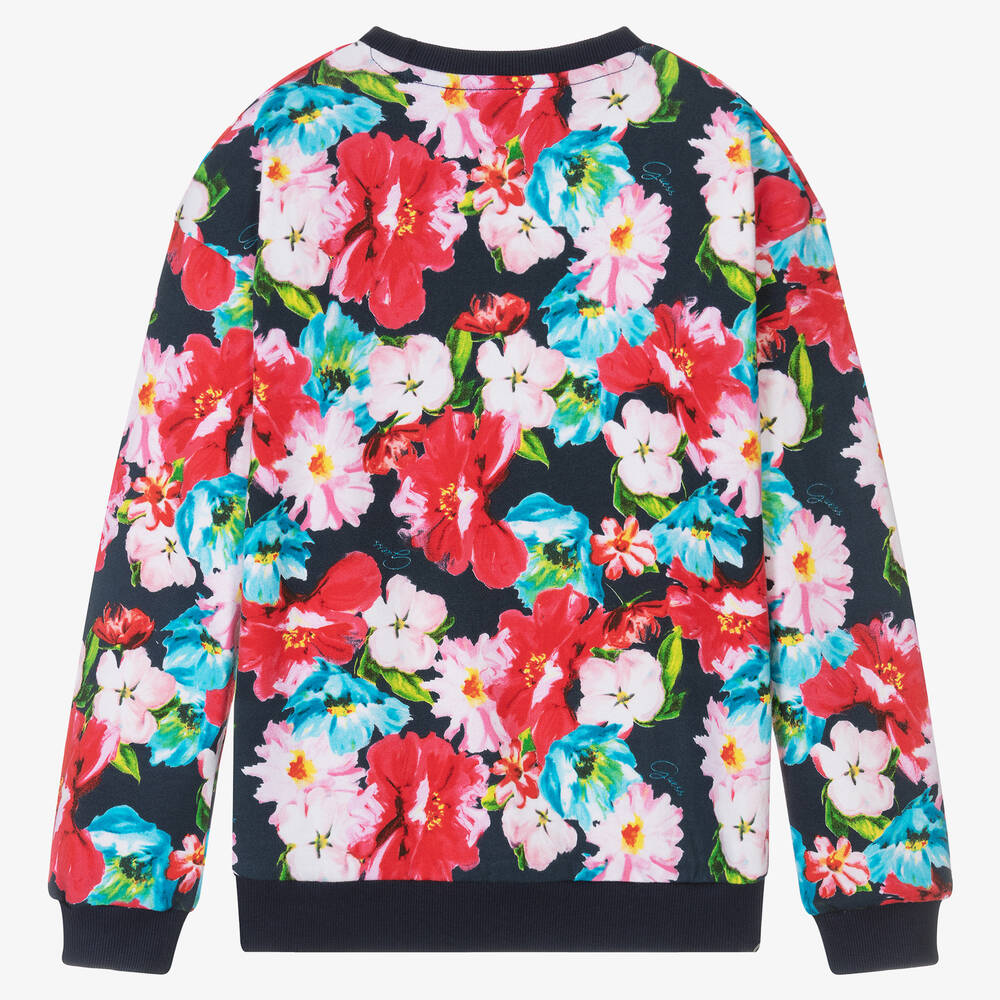 Pink floral sweatshirt sale