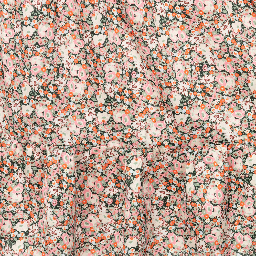 Guess-Розовое атласное платье в цветочек | Childrensalon Outlet