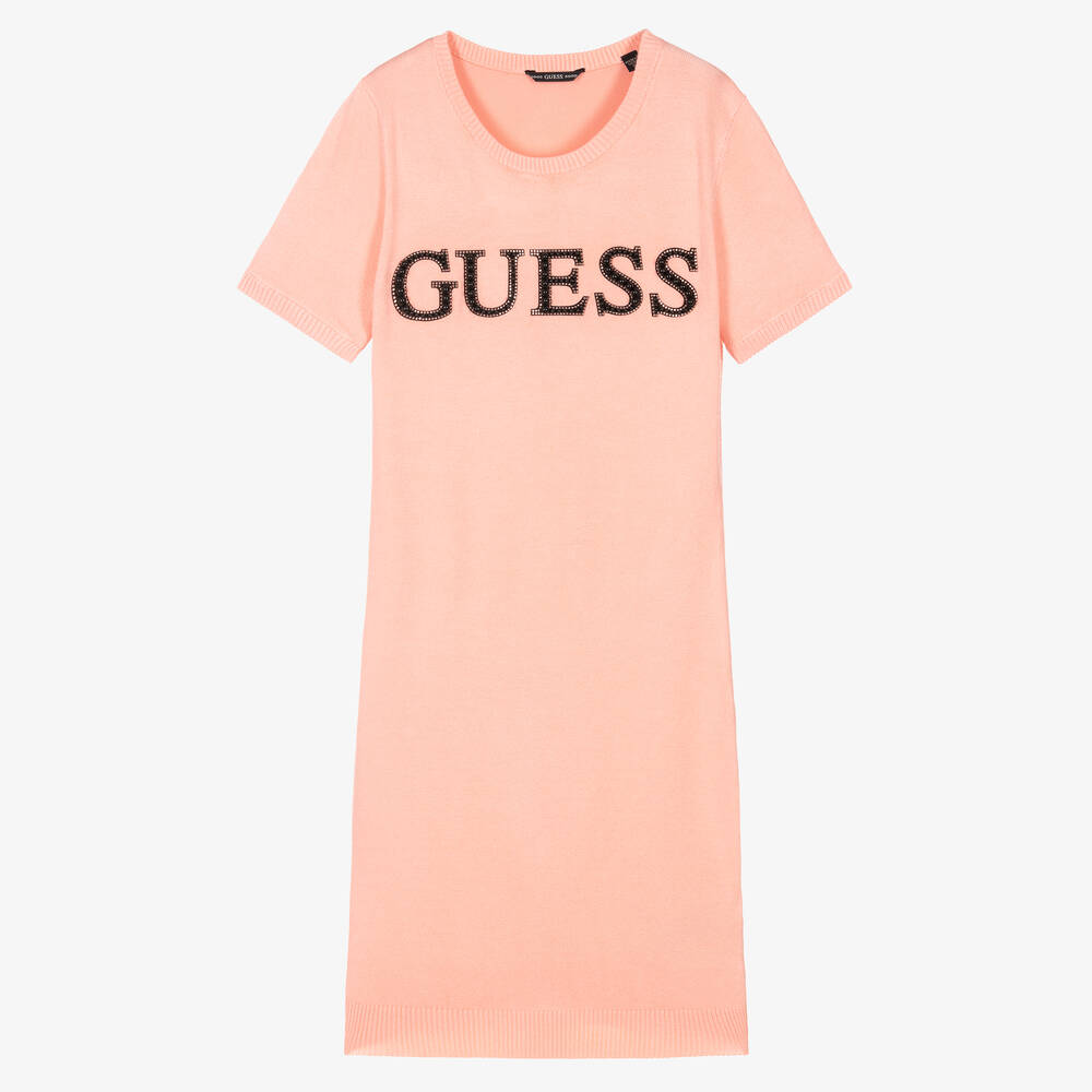 Guess - Rosa Teen Strickkleid (M) | Childrensalon