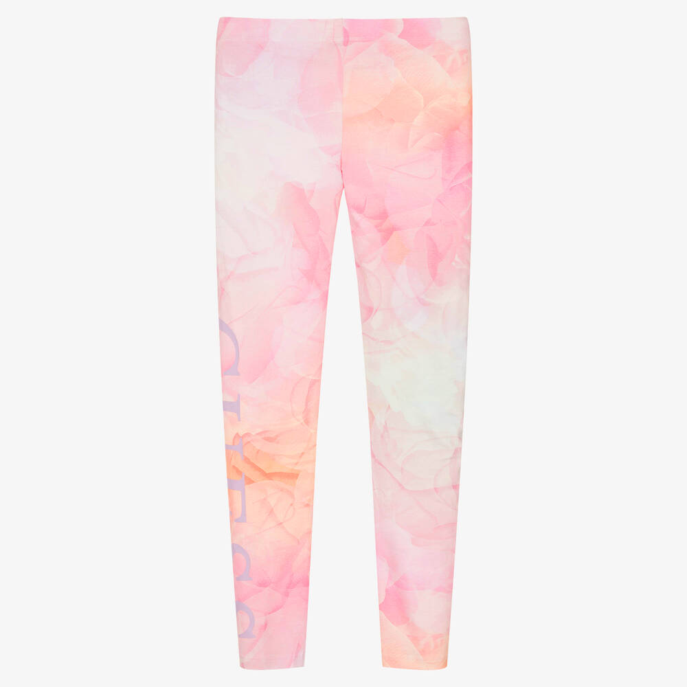 Guess-Розово-оранжевые легинсы | Childrensalon Outlet