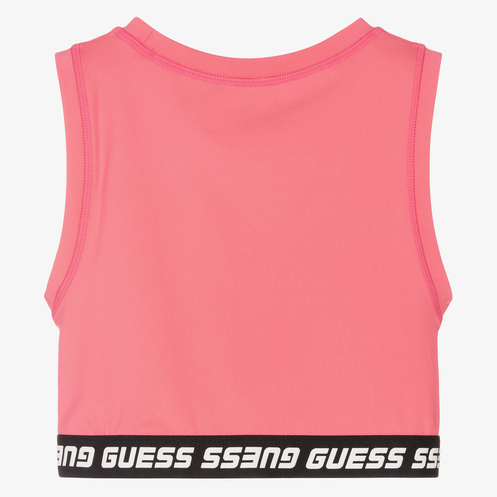 Guess-Розовый спортивный топ для девочек-подростков | Childrensalon Outlet