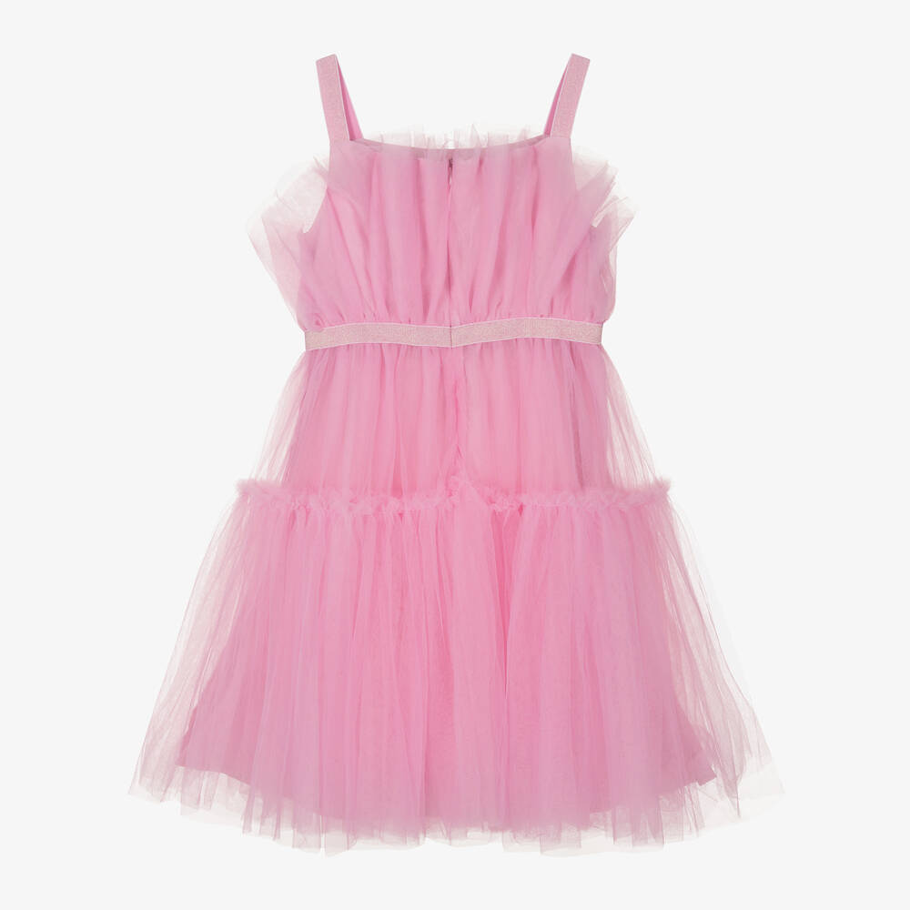 Guess-Teen Girls Pink Tulle Dress | Childrensalon Outlet
