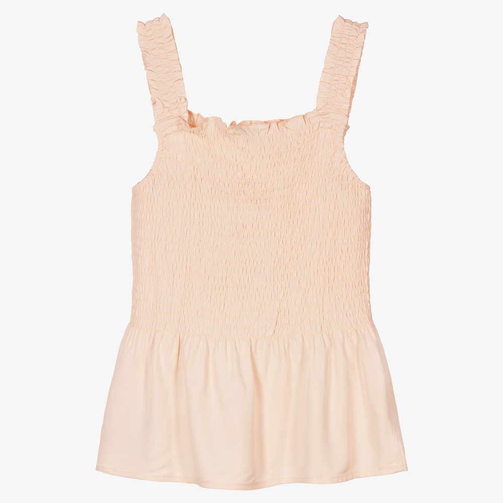 Guess-Розовый топ из вискозы для девочек-подростков | Childrensalon Outlet