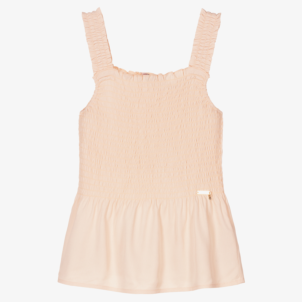 Guess - Teen Girls Pink Viscose Top | Childrensalon