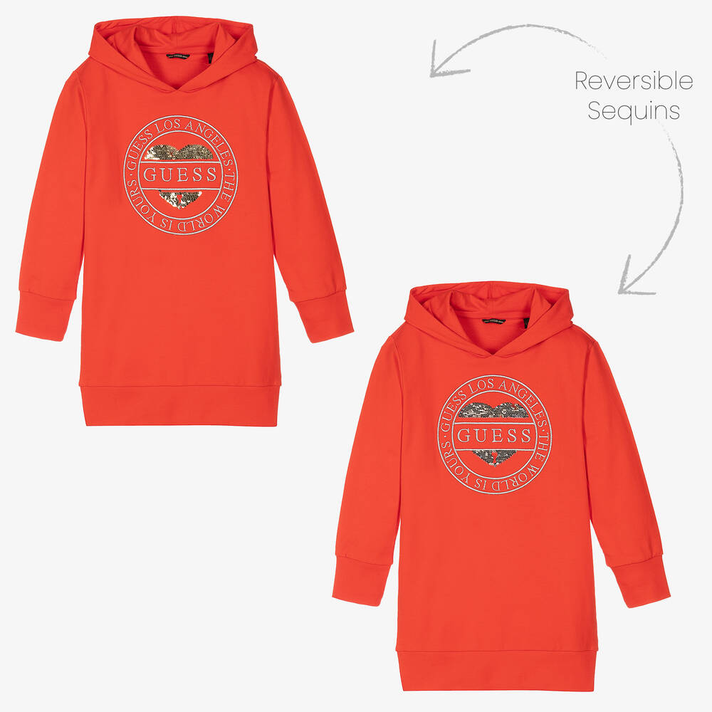 Guess red hoodie 2025