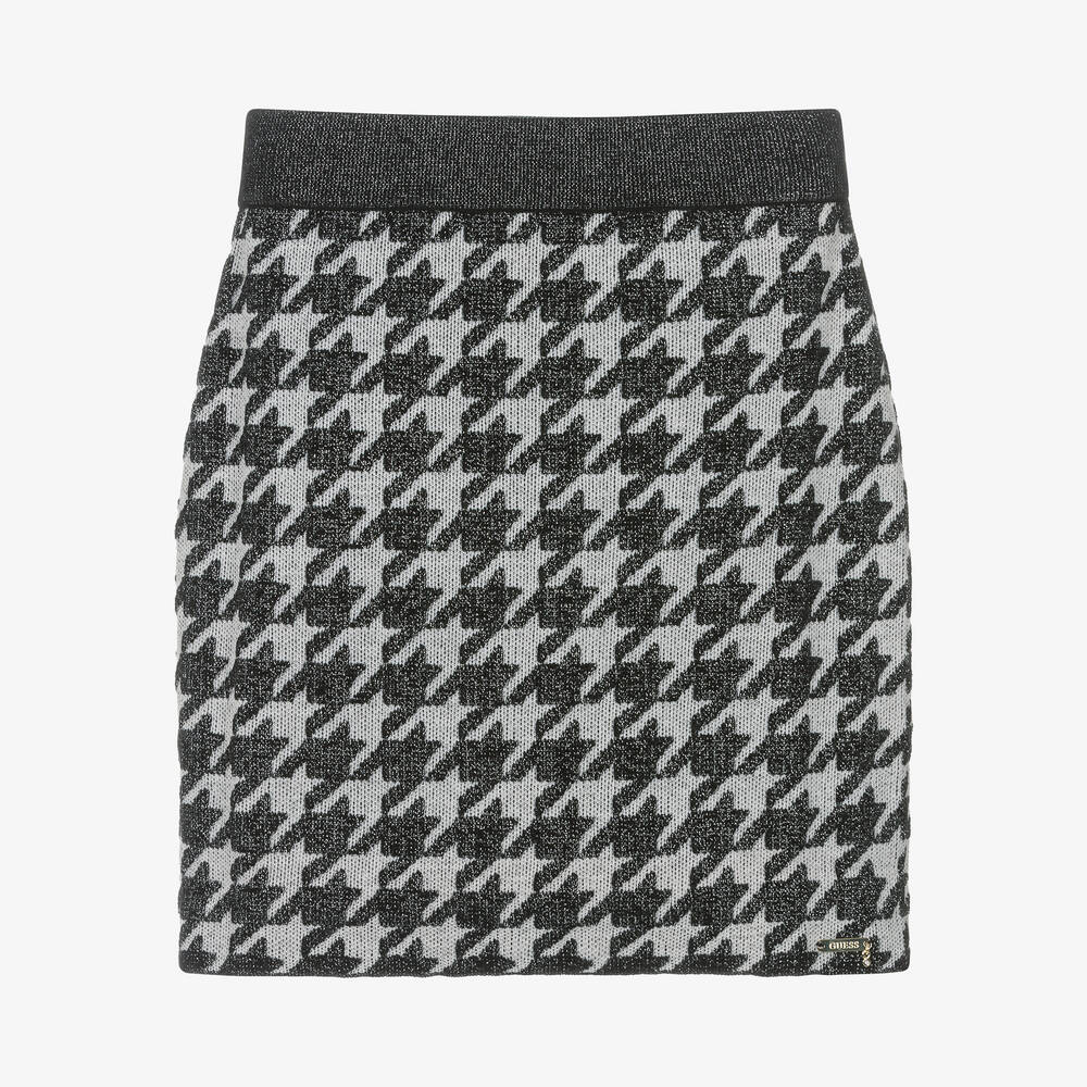 Guess - Teen Girls Sparkly Knit Houndstooth Skirt | Childrensalon