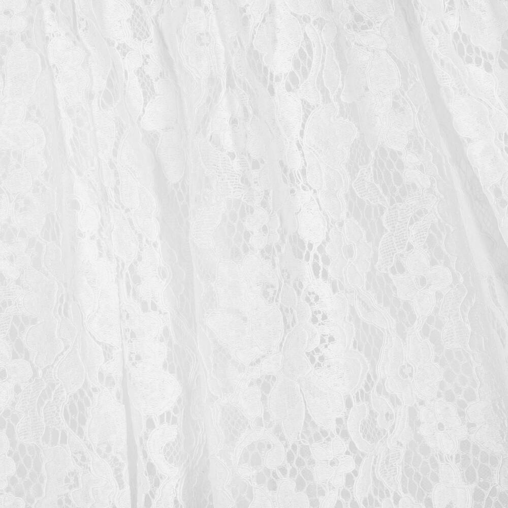 Guess Robe blanche dentelle fleurs ado Childrensalon Outlet