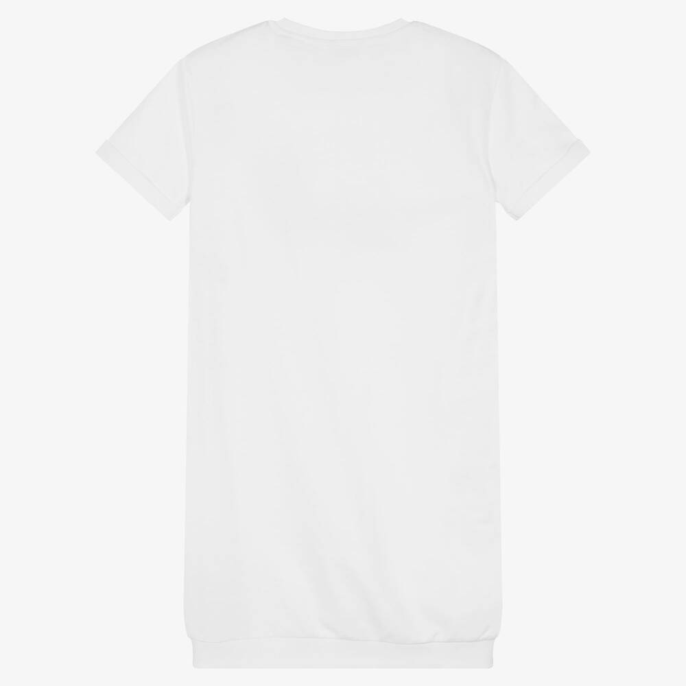 Guess-Teen Girls White Logo Dress | Childrensalon Outlet