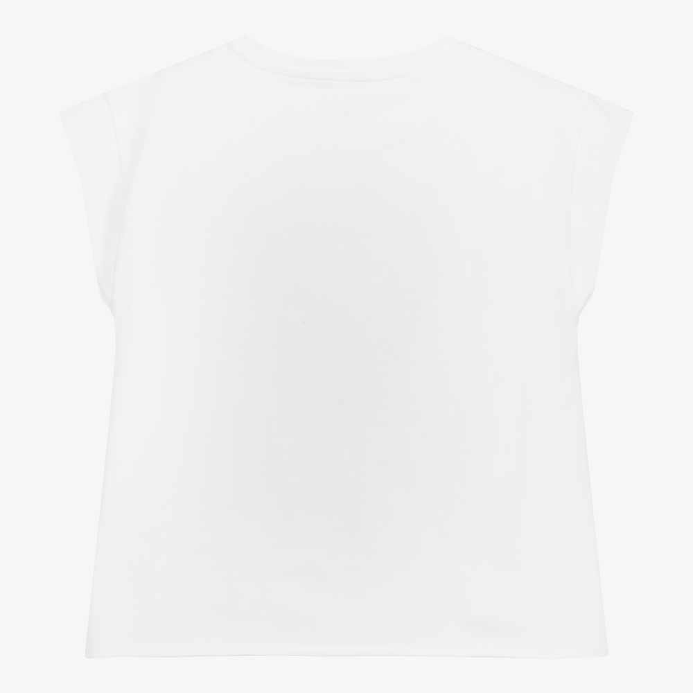 Guess-Белая футболка для подростков | Childrensalon Outlet