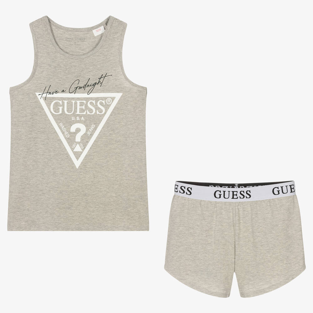 Guess - Teen Grey Short Pyjamas | Childrensalon