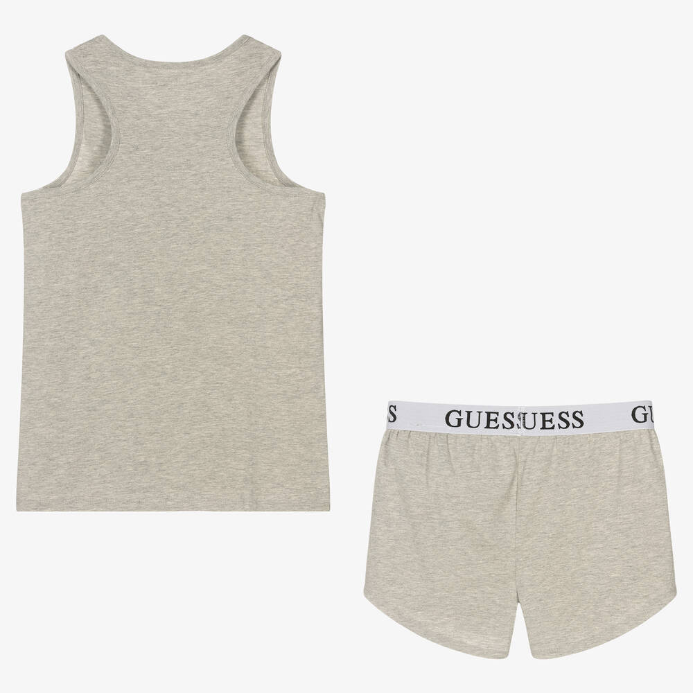 Guess-Teen Grey Short Pyjamas | Childrensalon Outlet