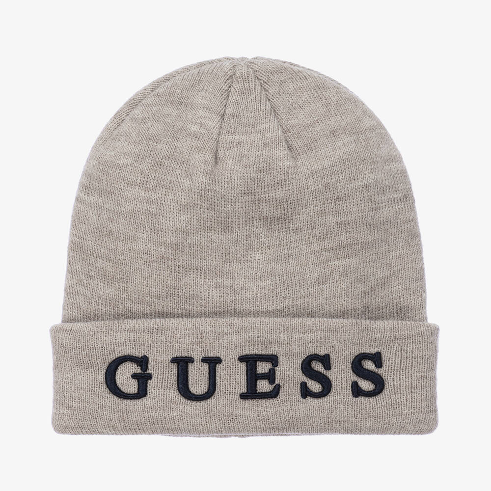 Guess-قبعة بيني تينز مزيج صوف لون رمادي | Childrensalon Outlet