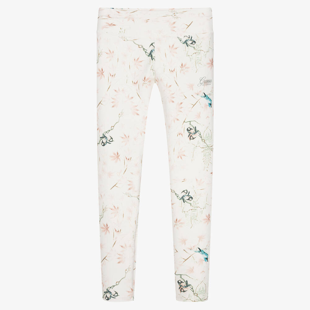 Guess - Teen Leggings in Elfenbein und Rosa | Childrensalon