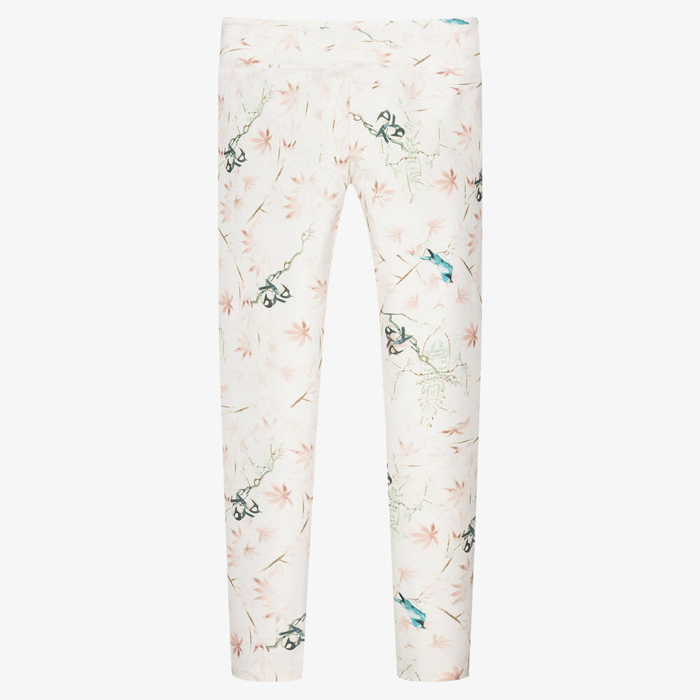 جيس-ليغنغز تينز بناتي ليكرا لون عاجي وزهري | Childrensalon Outlet