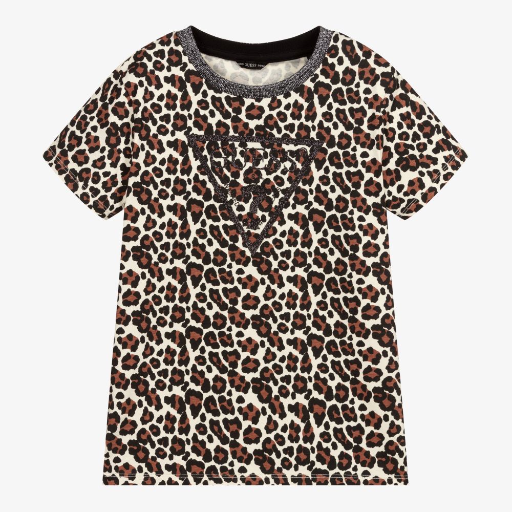 Guess leopard cheap print shirt