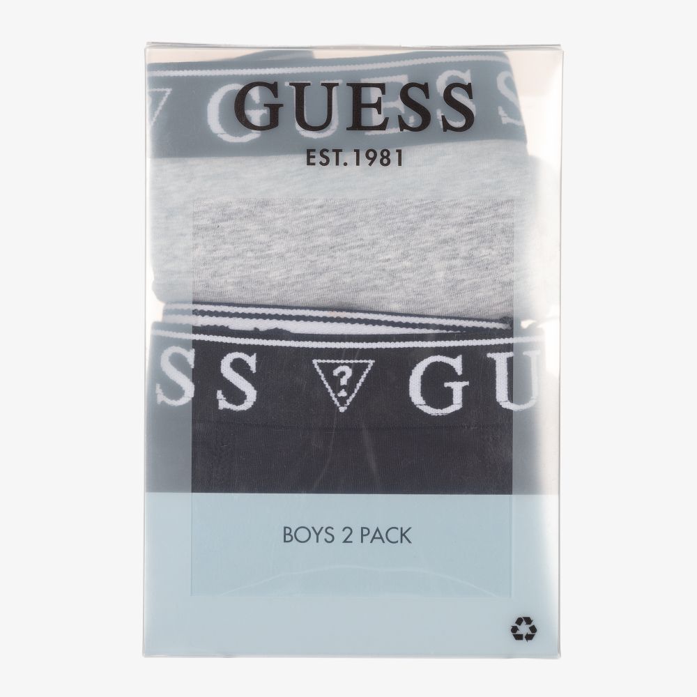 Guess-Teen Logo Boxer Set (2 Pack) | Childrensalon Outlet