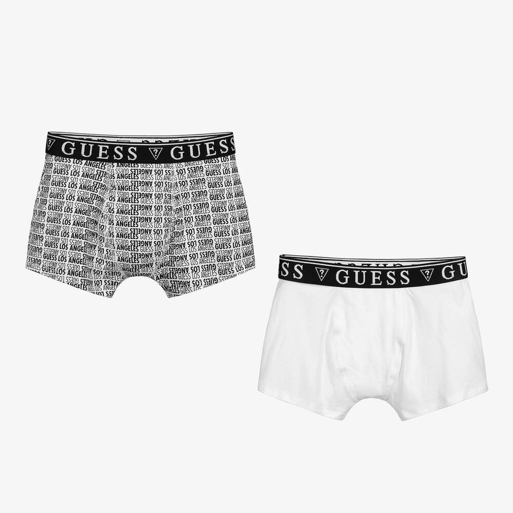 Guess - Teen Boxershorts in Schwarz und Weiß (2er-Pack) | Childrensalon