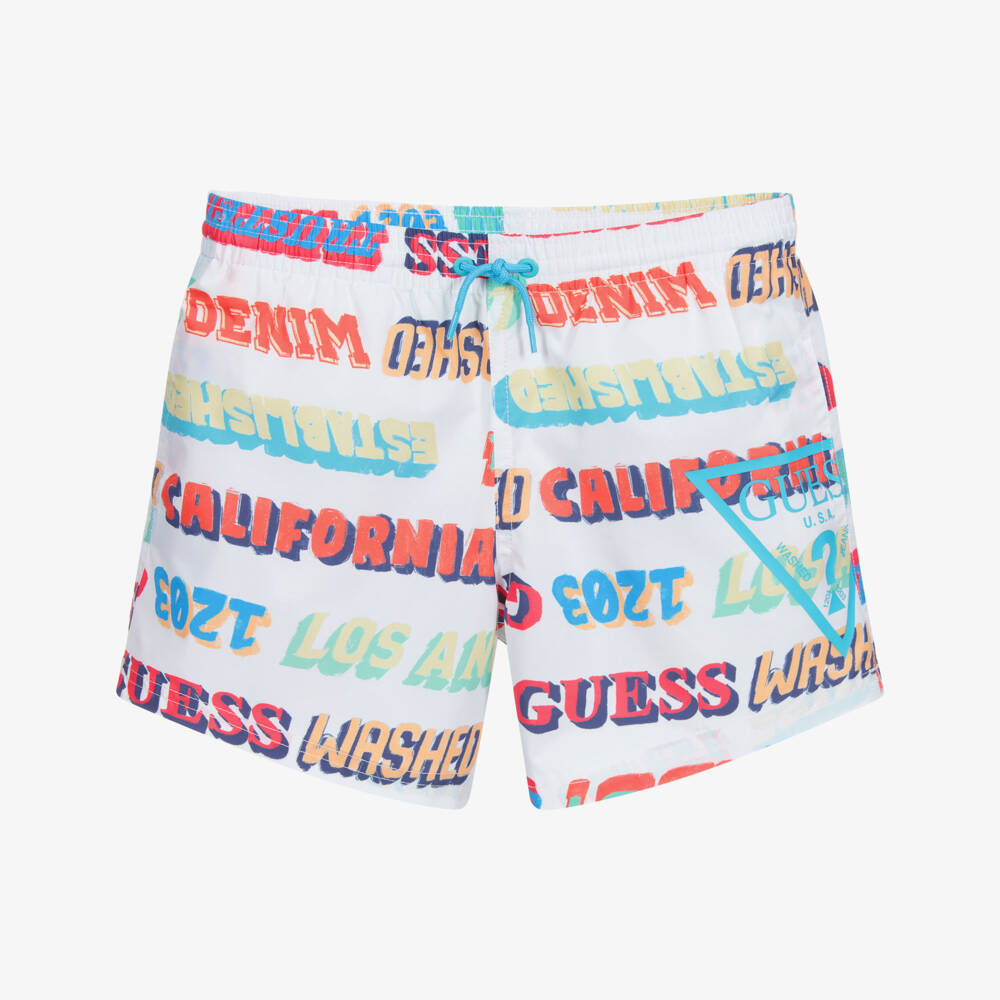 Guess-Шорты-плавки с разноцветным принтом для подростков | Childrensalon Outlet