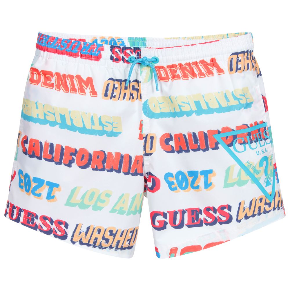 Guess - Teen Multi Print Swim Shorts | Childrensalon