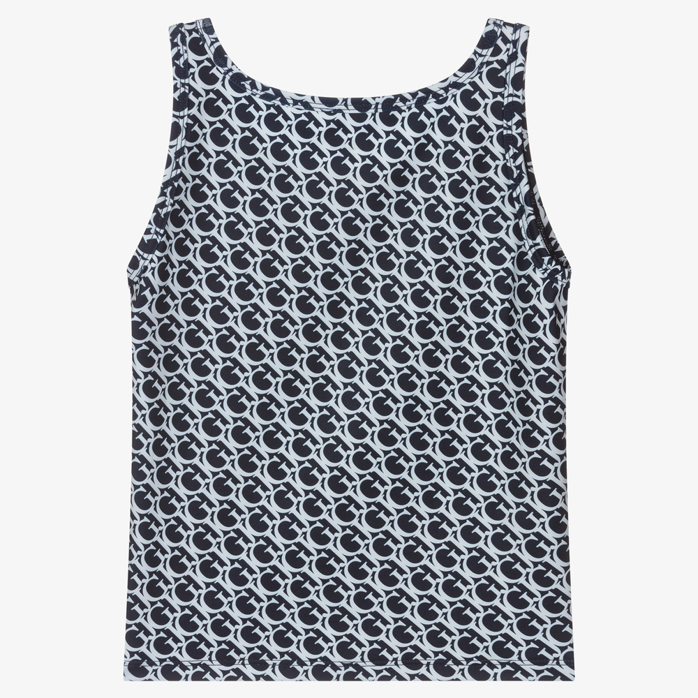 Guess-Синий укороченный топ для подростков | Childrensalon Outlet