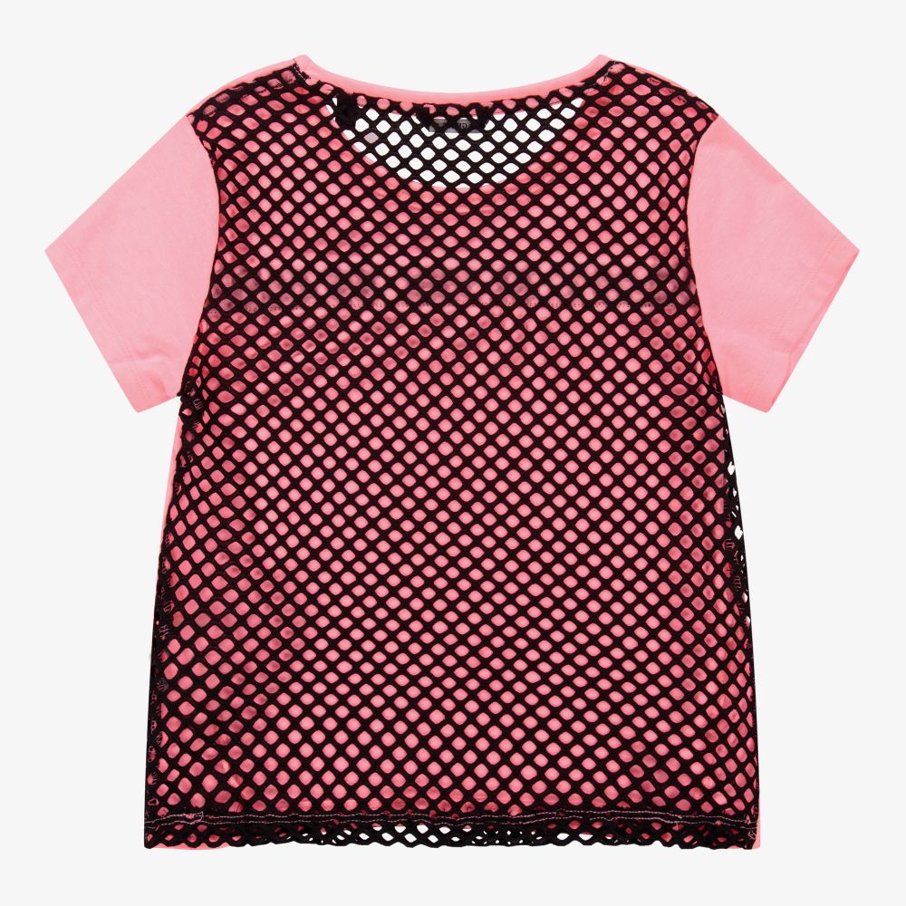 Guess-Teen Pink Cotton T-Shirt | Childrensalon Outlet