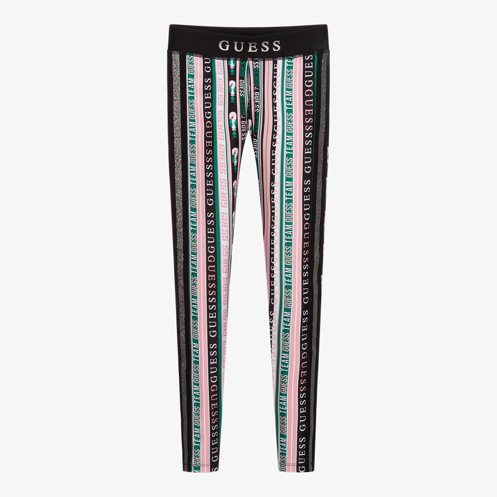 Guess-Teen Pink Logo Leggings | Childrensalon Outlet